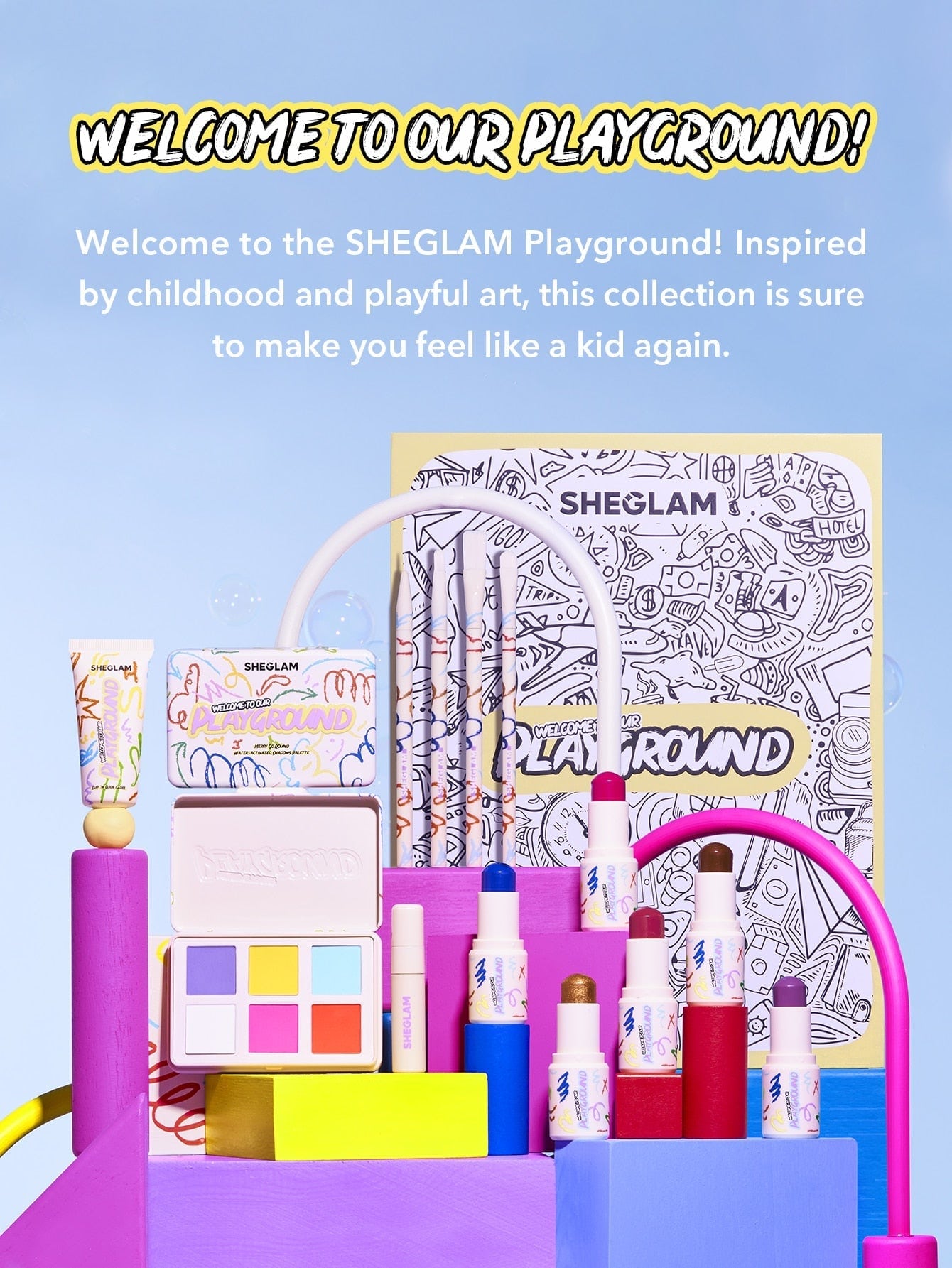 Welcome To Our Playground Merry-Go-Round Water-activated Shadow Palette