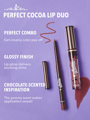 | Willy wonka Cocoa Kiss Lip Duo-Brownie Bite