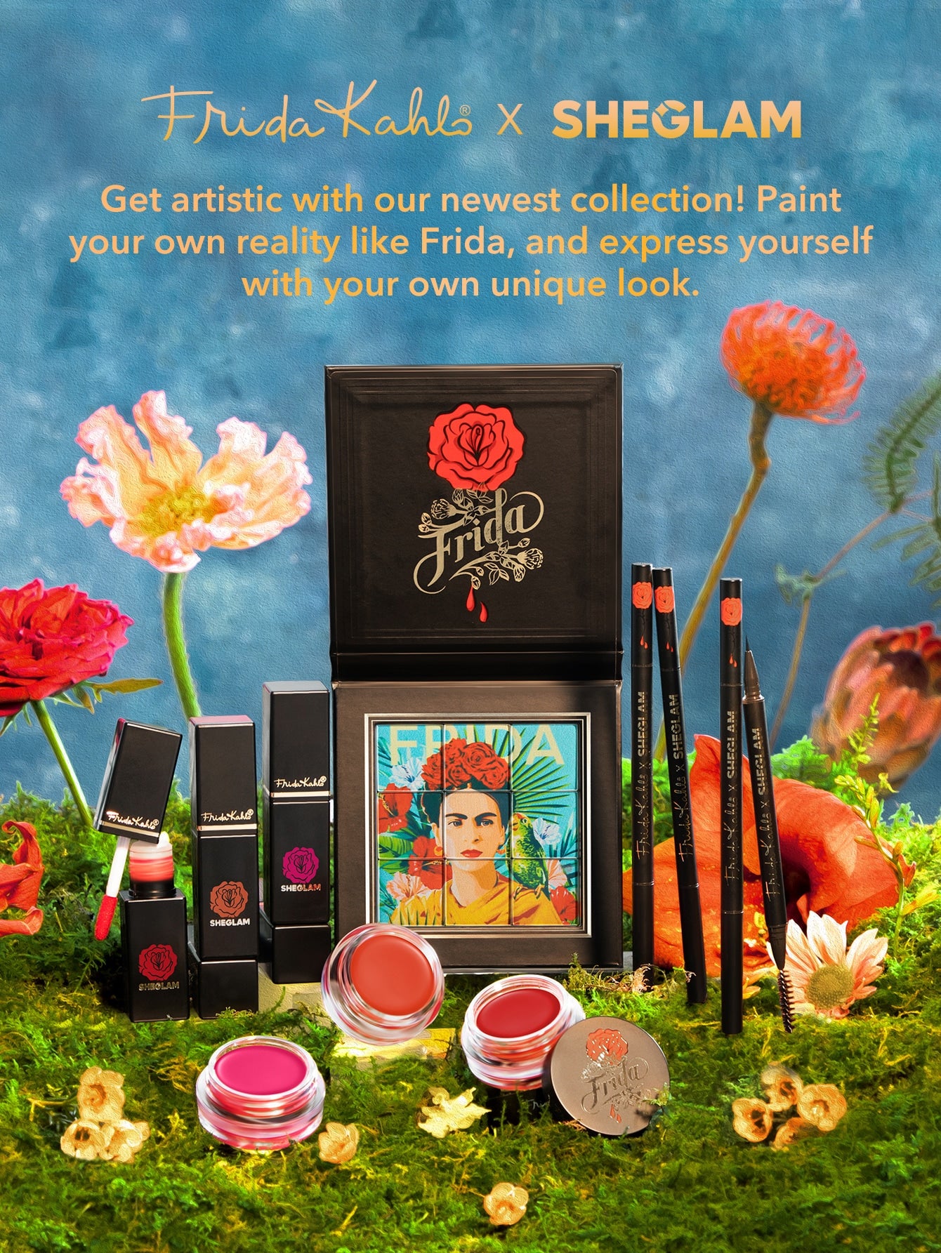 X Frida Kahlo Masterpiece Eyeshadow Palette