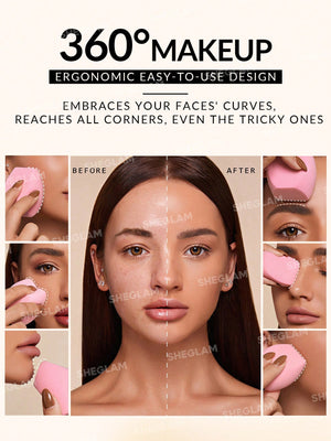 Éponge de maquillage multi-facettes