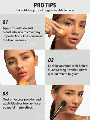 Baked Glow Setting Puder-Schokolade