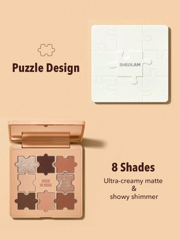 Jazy Jigsaw Eyeshadow Palette-Hued in Nude