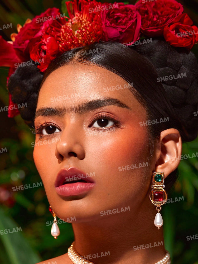 X Frida Kahlo Self Portrait Cream Blush-Modern Woman