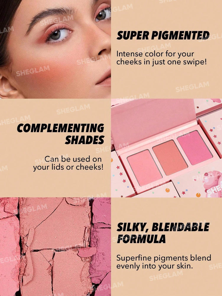 Sweet Cheeks Blush Trio-Verliefd