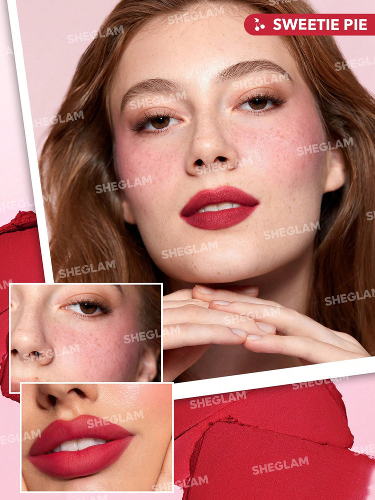 Πολύ Cherry Cheek & Lip Cream Stack