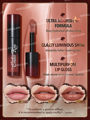 Ember Rose Immortal Love Nourishing Lip Gloss-Amor