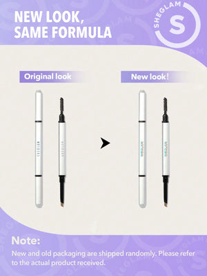 Dual-Ended Fine Eyebrow Pencil - Kaffe