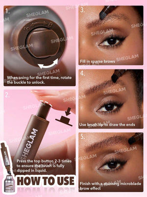 Brow-Fection Angled Brush & Dip-Chocolate