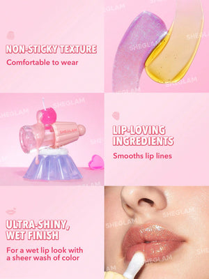 Jelly Wow Hydrating Lip Oil-Princess Vibes