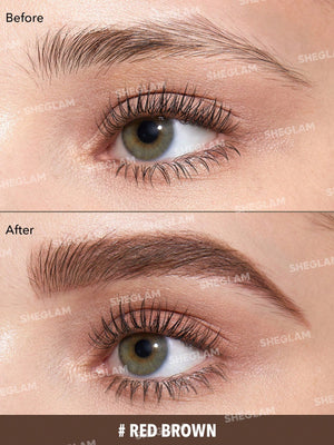 Expert Eyebrow Gel-Red-Brown