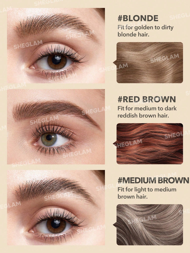 Expert Eyebrow Gel-Red-Brown