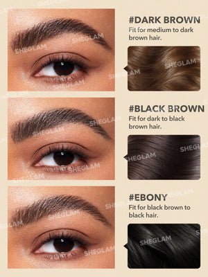 Expert Eyebrow Gel-Black-Brown