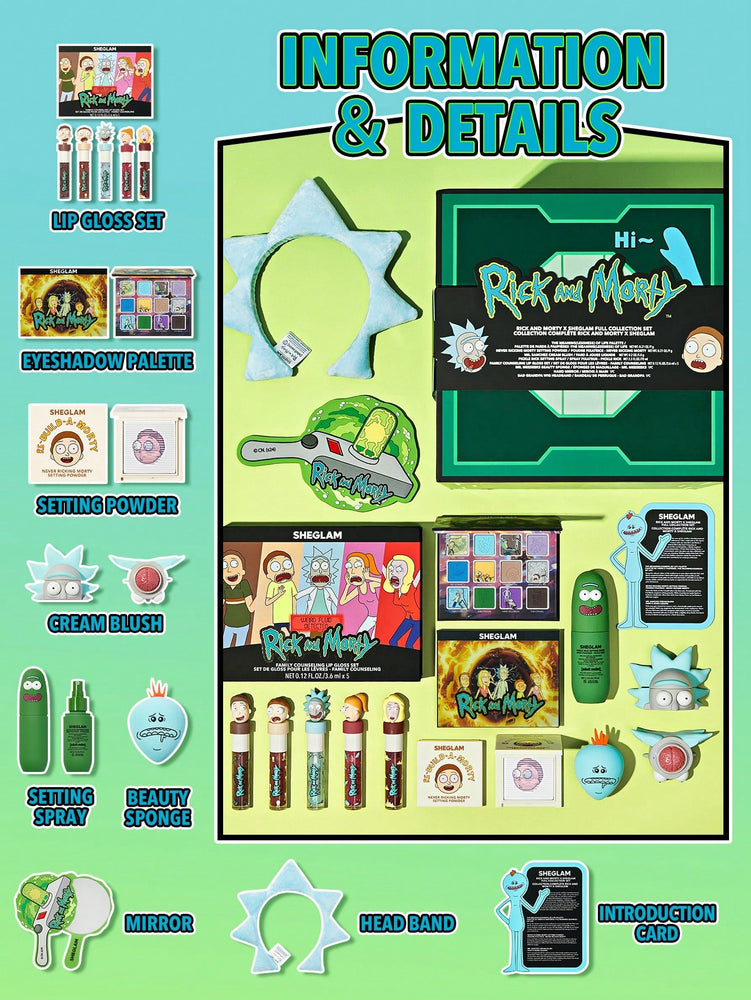 Rick and Morty X SHEGLAM Full Collection Set