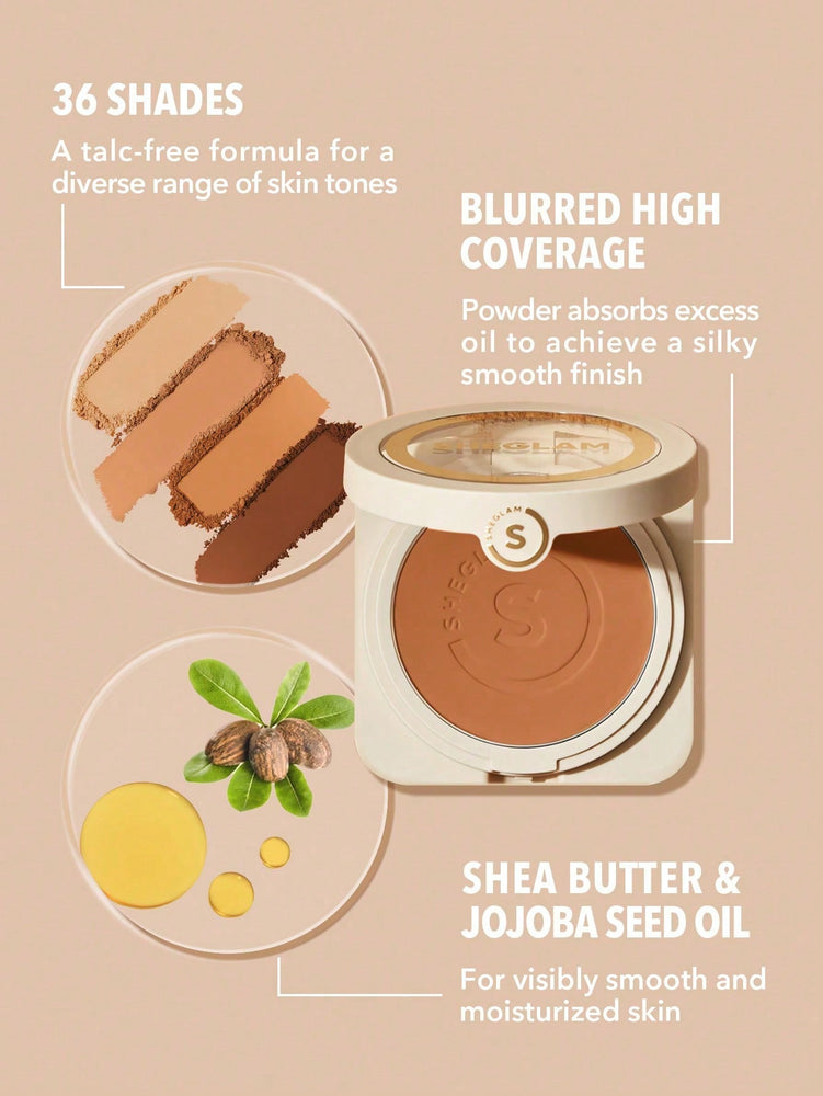 Skin-Focus High Coverage Powder Foundation-Warm Vanilla