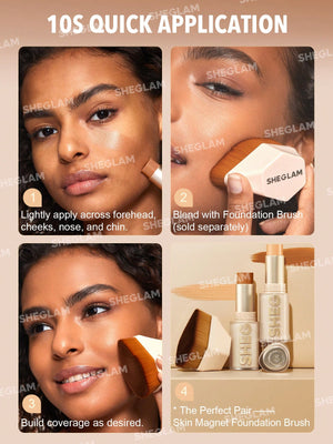 Skin Magnet High Coverage Foundation Stick-Almond