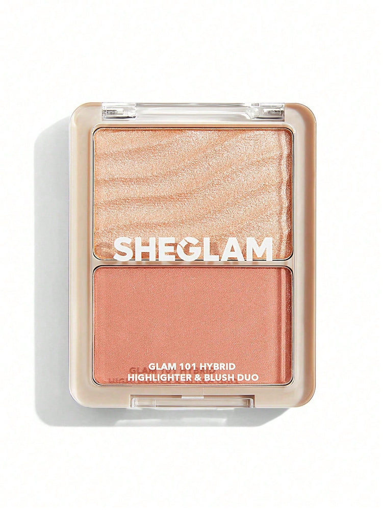 Glam 101 Hybrid Highlighter & Blush Duo-St. تروبيز