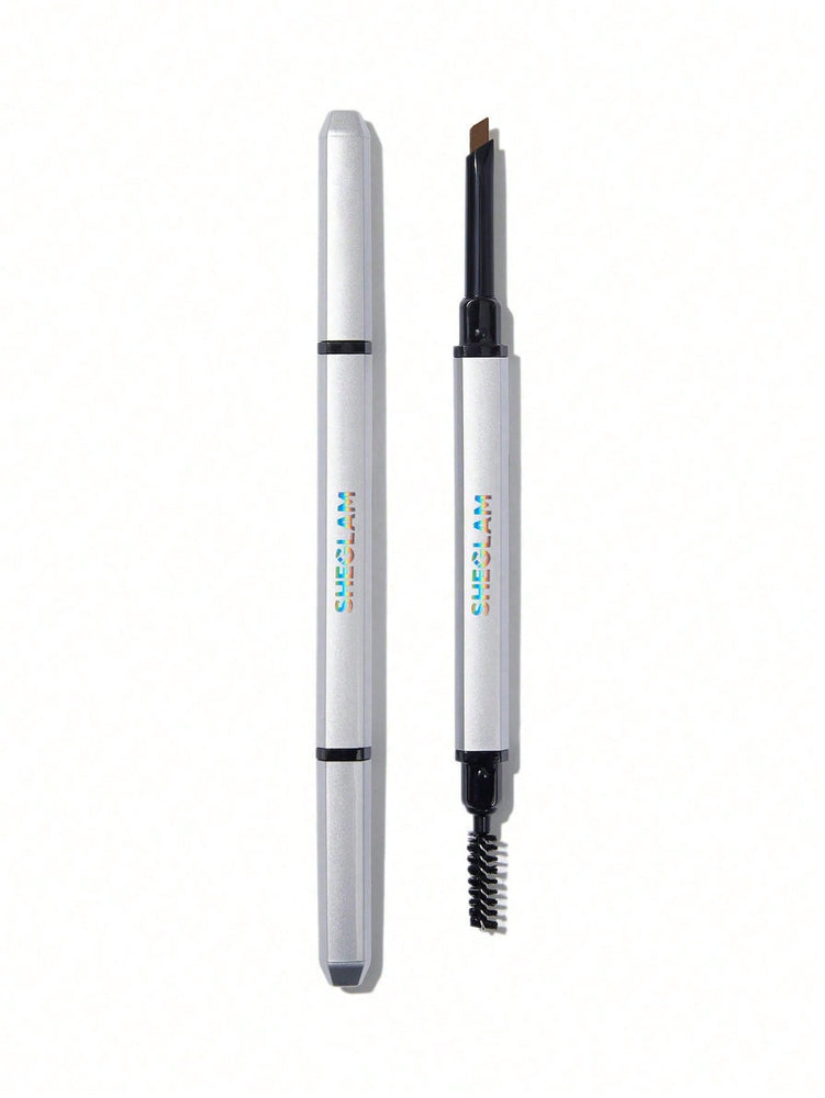 Dual-Ended Fine Eyebrow Pencil - Kaffe