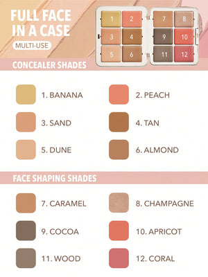 All About That Face Multifunctional Face Palette-Vanilla Sculpt