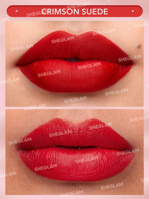 Matte Allure Lipstick-Crimson Suede