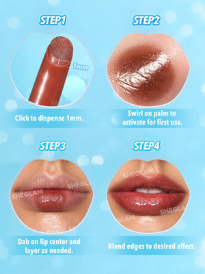 Pout-Perfect Shimmer Lip Plumper-Sepia Kiss