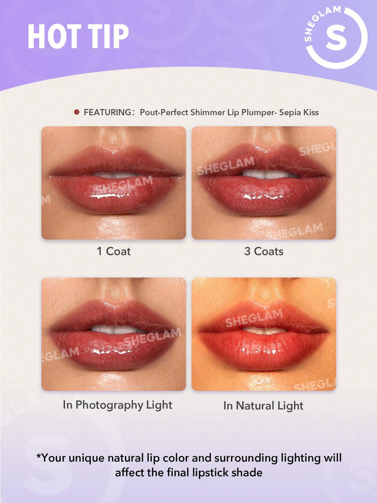 Pout-Perfect Shimmer Lip Plumper-First Crush