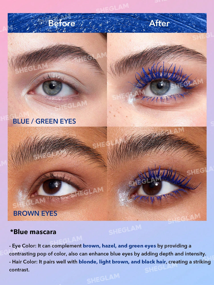 All-In-One Volume & Length Mascara-Waterproof Blue