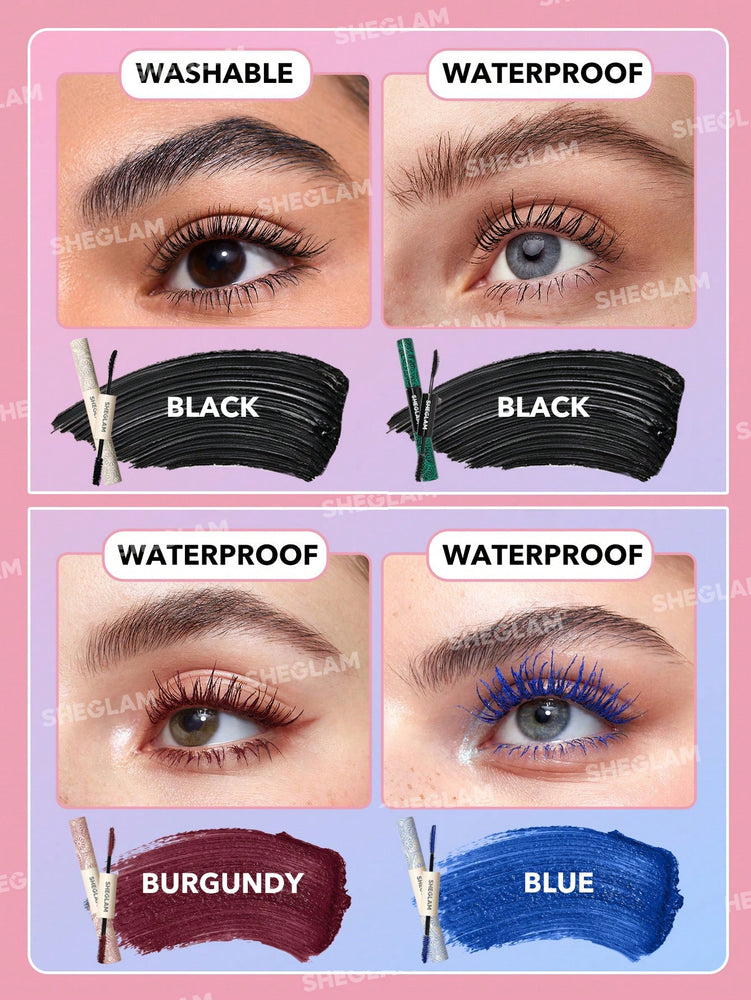 All-In-One Volume & Length Mascara-Waterproof Brugundy