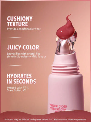 Crystal Glaze Moisturizing Lip Care-Strawberry Milk