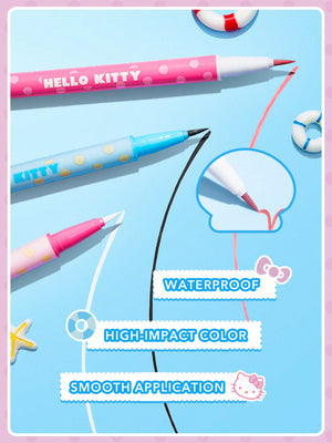 Hello Kitty｜SHEGLAM Make Waves Waterproof Eyeliner-Black Sand