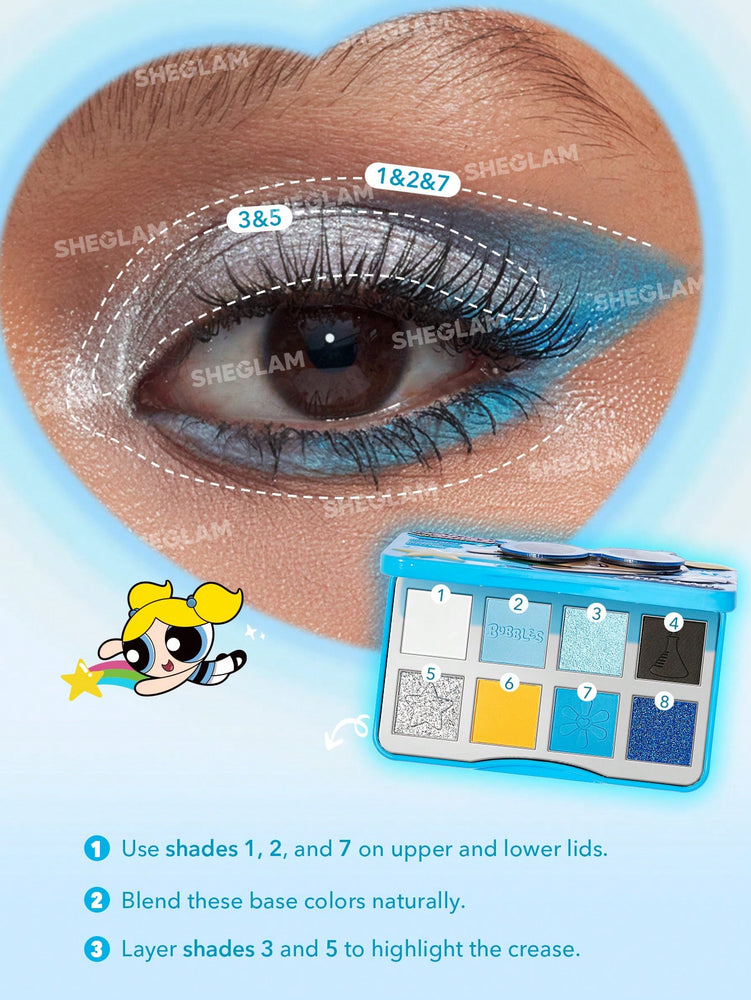 The Powerpuff Girls X SHEGLAM The Professor's Girls Palette-Joy & Laughter