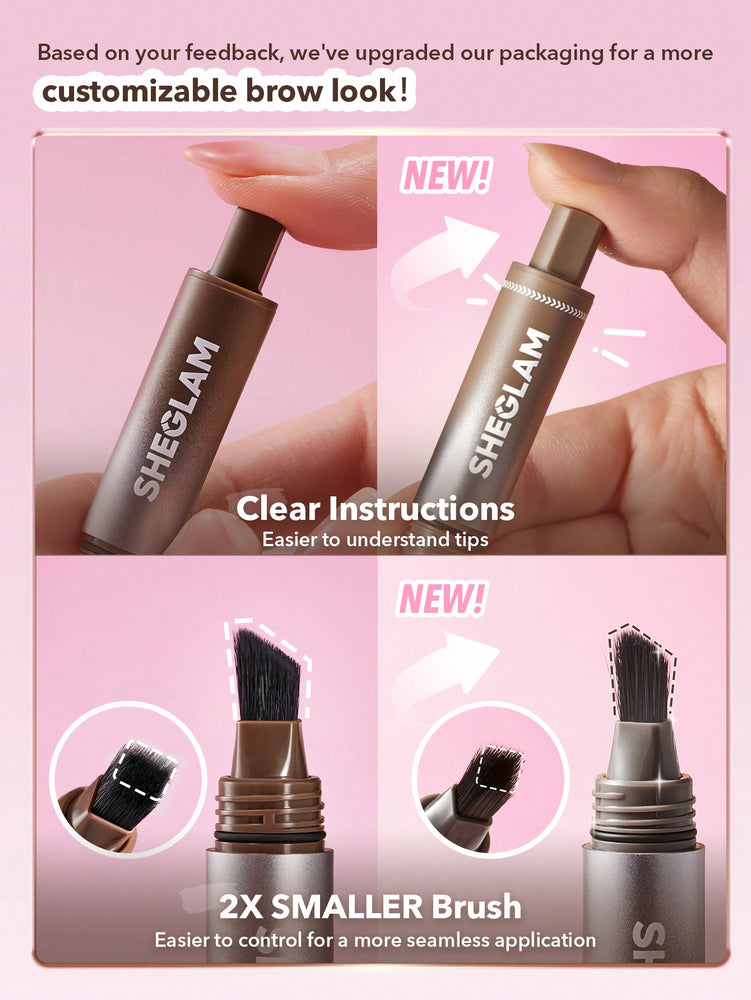 Brow-Fection Angled Brush & Dip-Charcoal