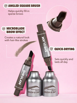 Brow-Fection Angled Brush & Dip-Ash